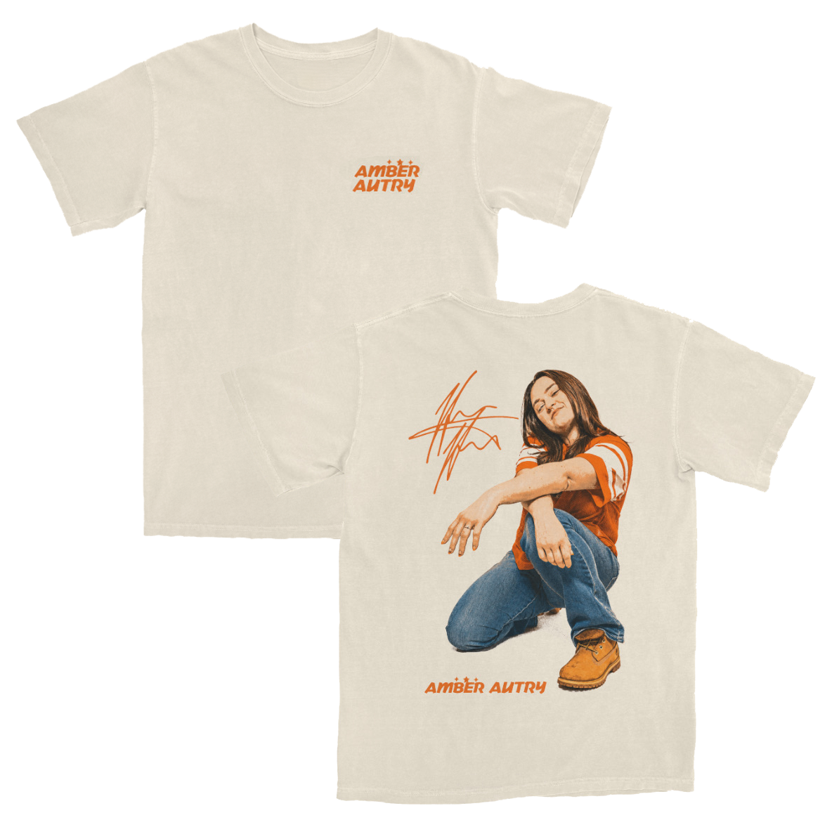 Amber Autry Natural Photo Tee